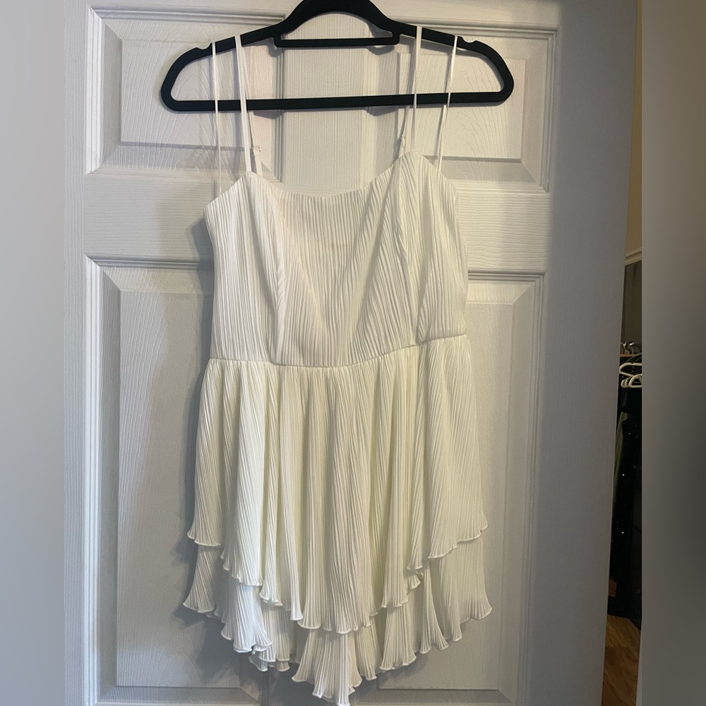 Elegant White Romper - Molly Green
